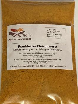 Frankfurter Fleischwurst Gewürzmischung - ab 100gr - 1Kg Gewürzzubereitung
